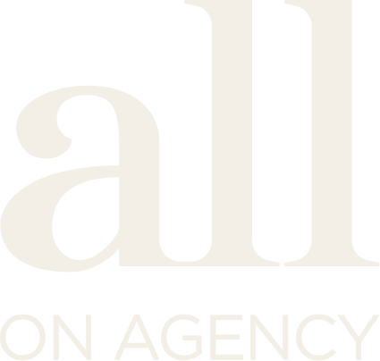 logotipo icono all on agency